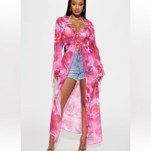 NWT All In One Printed Maxi Top